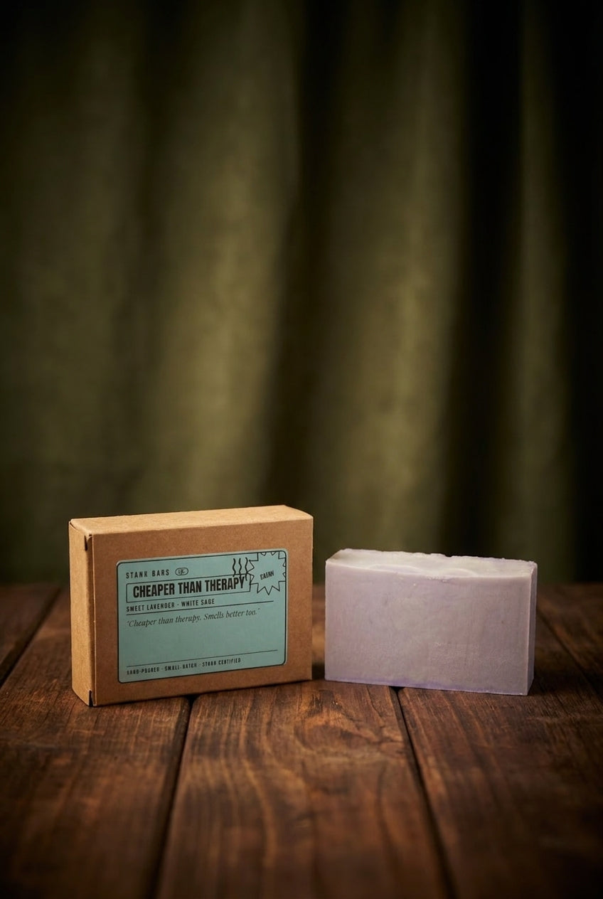 Cheaper Than Therapy - Handmade Bar Soap, Gift